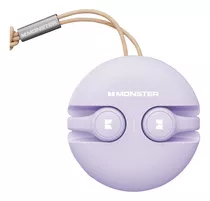 Audífonos Inalámbricos Con Clip Bluetooth Monster Xkt21 Color Violeta