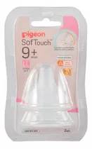 Tetinas Pigeon  Softouch Boca Ancha  9+ M  Talla Ll Pack  2