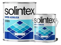 Pintura Solintex Super Acrilica Colores 1/4 Galón