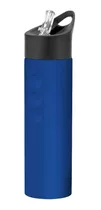 Botella Deportiva 750ml Acero Inox. Azul Mate