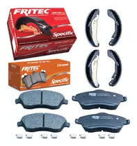 Kit Balatas Delanteras Y Traseras Corsa 2004 2005 Fritec