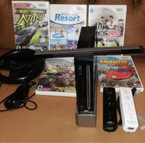 Nintengo Wii Juegos Integrados,5 Discos De Juegos Y Volante