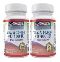 2 Vitamina A 10.000iu - Unidad a $700
