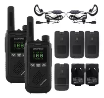 Handy Baofeng Kit X 2 Walkie Talkie Uhf Lcd Bft17 + Extras