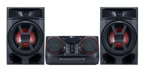 Mini System LG Xboom Ck43 Preto Com Bluetooth 220w De Potência - 110v/220v