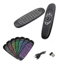 Controle Mini Teclado Air Mouse Wireless Sem Fio Android Tv