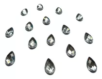 Gema Cristal Gota 8x13mm Hotfix Piedra 100u Strass Termoadhesivo!