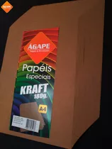 Papel Kraft 180g A4 50fls . Qualid. Exc. Kit Com 3 Pts 