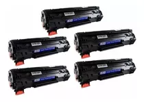 Kit 5 Toner Compatível Ce285a 285a P1102 P1102w M1132 M1212