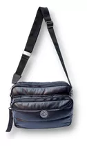 Cartera Bandolera Morral Puffer Canelon Pu Moda 