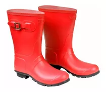 Bota De Lluvia Mujer Dama Con Hebilla Proforce Storm 6600