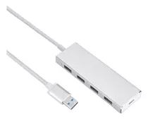 Hub Usb 3.0 Multiplicador 4 Puertos Usb + 1 C Zapatilla Pc