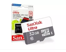 Tarjeta Memoria Microsd Sandisk 32gb Clase 10 Adaptador Sd