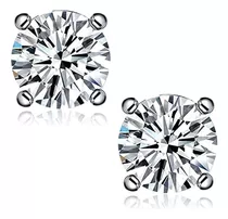 Pendientes De Tuerca De Moissanita - 0.6ct-4ct D Color Vvs1 