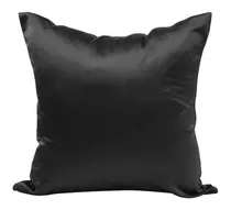 4 Capas De Almofada Para Sofá Sala 45x45 Oferta Imperdível Cor Preto Liso