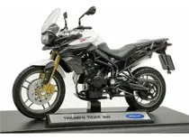 1:18 Alloy Motorcycle Model Welly Triumph Tiger 800