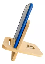 Soporte Porta Stand Apoya Celular Madera