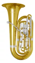 Tuba 3/4 Bb 04 Pistos Frontais - Quasar Qtu702l