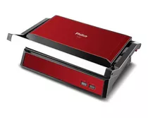 Sanduicheira E Grill Philco Pgr28vi 2 Em 1 Inox Red 1250w 