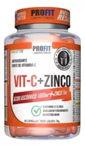  Vitamina C 1000mg + Zinc 7mg 60 Caps Profit Labs