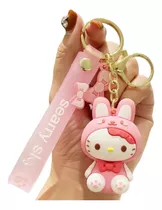 Llavero Importado Goma Personajes Hello Kitty Melody Kuromi 