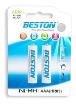 Batería Recargable Beston Aaa X 2 1100mah Itech Shop*