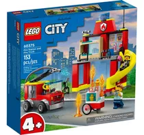 Lego City 60375 Quartel E Caminhao Dos Bombeiros