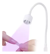  Secador Uña Uv Led Lampara Manicure Portátil Soft Gel Usb Color Blanco