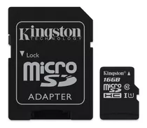 Tarjeta De Memoria Kingston Sdcs  Canvas Select Con Adaptador Sd 16gb