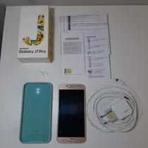 Samsung Galaxy J7 Pro Dual 64gb Dourado 3gb Ram + Itens E Nf