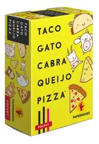 Taco Gato Cabra Queijo Pizza - Board Game Papergames Pt/br