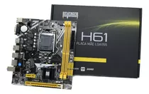 Placa Mãe Lga1155 Chipset Intel H61 16gb Usb 2.0