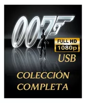 Saga Colección Completa Películas 007 En Usb 128 Gb Full Hd