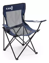 Silla Plegable Para Camping Kano Licanray Respirable Liviana Color Azul