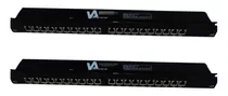 Regua Patch Panel Fast Poe 10 Portas Va Conversores 2 Peças