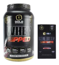 Combo Definición Gold Nutrition Whey Ripped + Lipo Burn