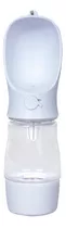Botella Dispensadora De Agua Portátil Para Mascotas 258ml Color Blanco