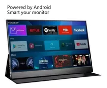 Monitor Portátil 15.6 Tela Sensível Ao Toque Android 9.0