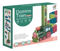 Tren Domino Apilable Con Luz Y Sonido Color Verde