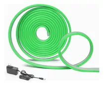 Tira De Luces Hifiluz Neon Flex Led 2835 Verde 5m Ip67