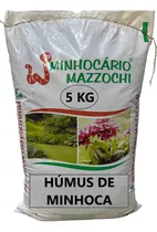 Humus De Minhoca 5kg - Adubo Fertilizante Composto Orgânico 