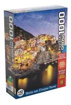 Puzzle 1000 Peças Noite Em Cinque Terre Grow