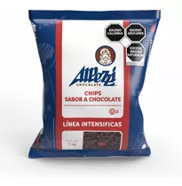 Chips Sabor Chocolate Semiamargo 1kg Chispas Marca Alpezzi