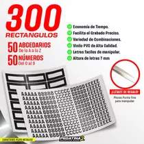 Pack Plantillas Para Grabado Vidrio Patente Auto Pyme