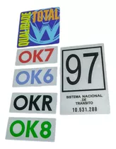 Kit Adesivos Selo Ok Parabrisa Volkswagen + Licenciamento 97