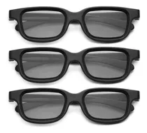 Lentes 3d Pasivos Polarizados Tv Cinema Universales 3pzas