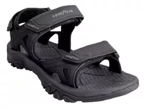 Sandalias Goodyear 3 Velcros C/ Negro - Adulto