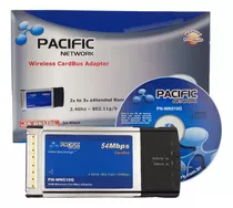 Cartão Wireless Cardbus Adapter 64 Mbps Pacific Network