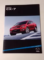 Folleto Catalogo Mazda Cx-7 Japon