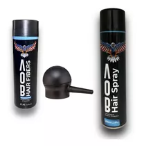 Maquiagem Capilar 27,5g + Aplicador + Spray Fixador Aob 